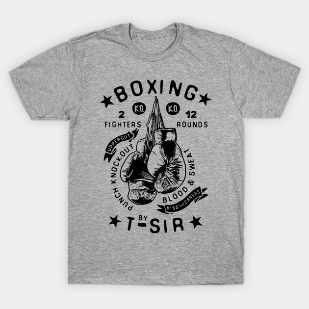 Boxing T-Shirt by OscarPostigo